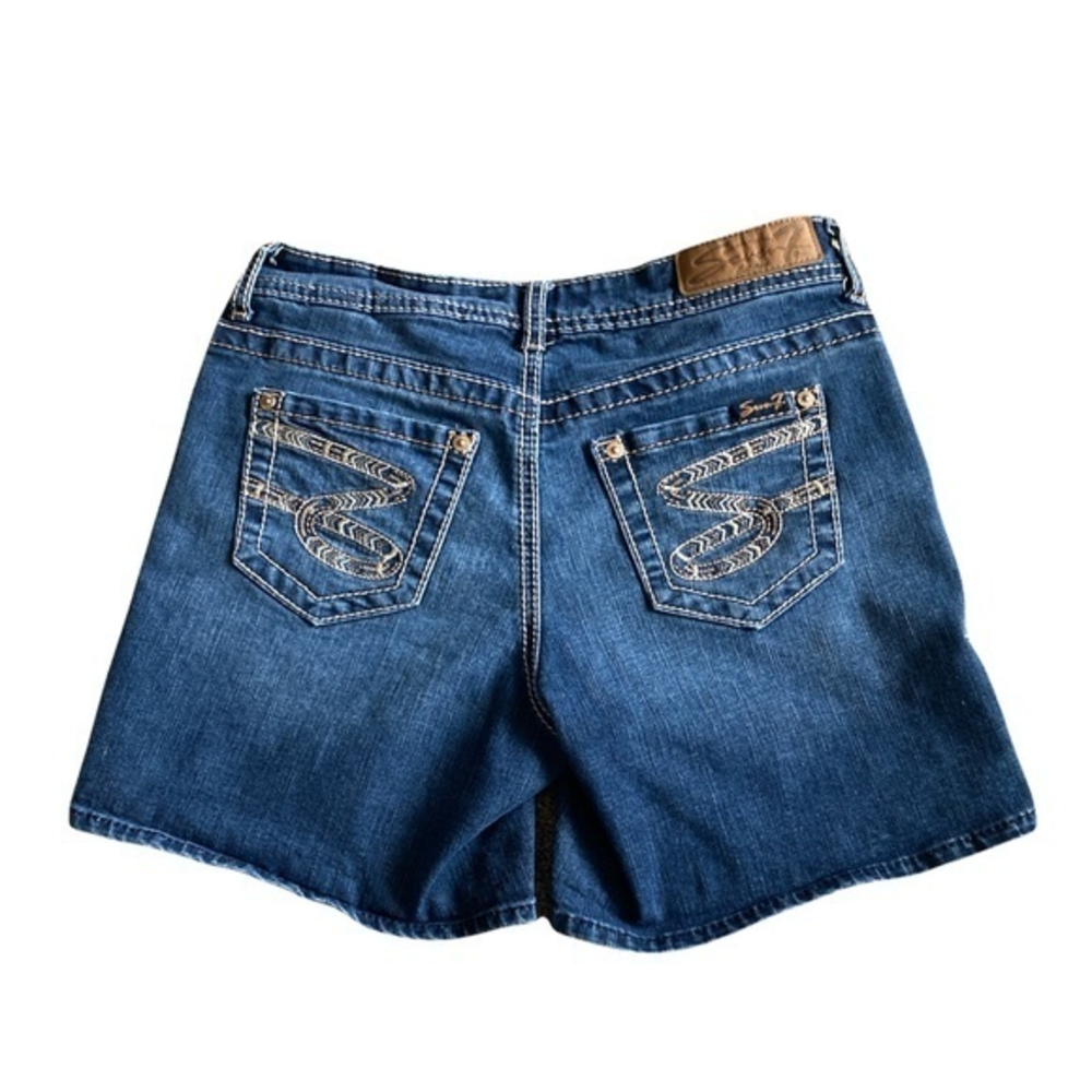 Seven7 Embroidered Jean Shorts‎ Sz. 4